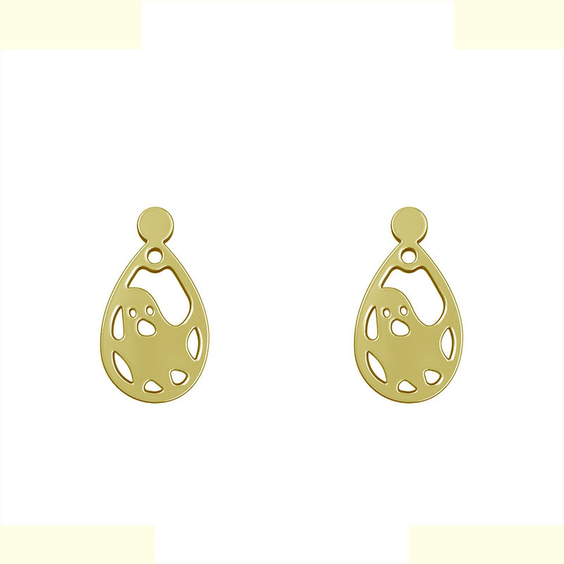 گوشواره طلا 18 عیار زنانه مدوپد مدل روح کد GA1-11630 گوشواره طلا 18 عیار زنانه مدوپد مدل روح کد GA1-11630