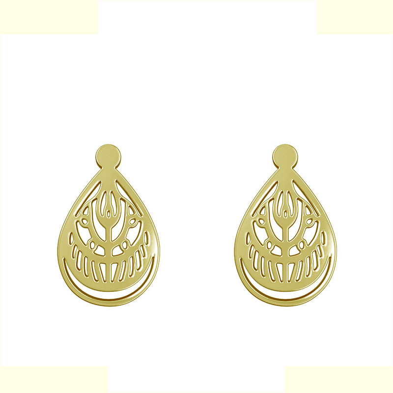 گوشواره طلا 18 عیار زنانه مدوپد مدل اشک کد GA1-11666 گوشواره طلا 18 عیار زنانه مدوپد مدل اشک کد GA1-11666