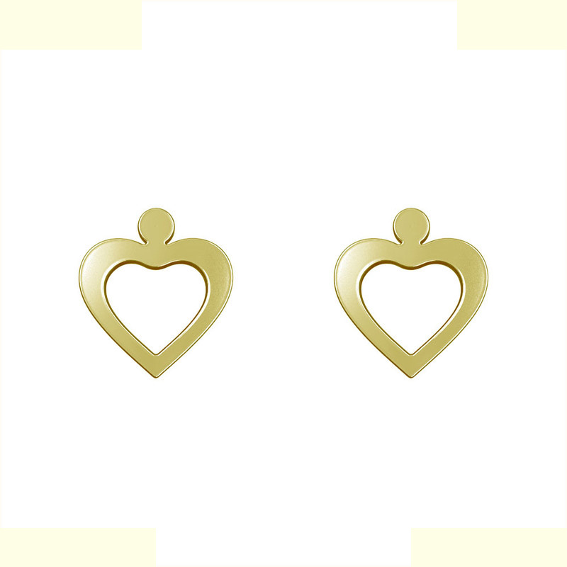 گوشواره طلا 18 عیار زنانه مدوپد مدل قلب کد GA1-11677 گوشواره طلا 18 عیار زنانه مدوپد مدل قلب کد GA1-11677