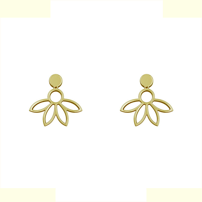 گوشواره طلا 18 عیار زنانه مدوپد مدل گل کد GA1-11698 گوشواره طلا 18 عیار زنانه مدوپد مدل گل کد GA1-11698