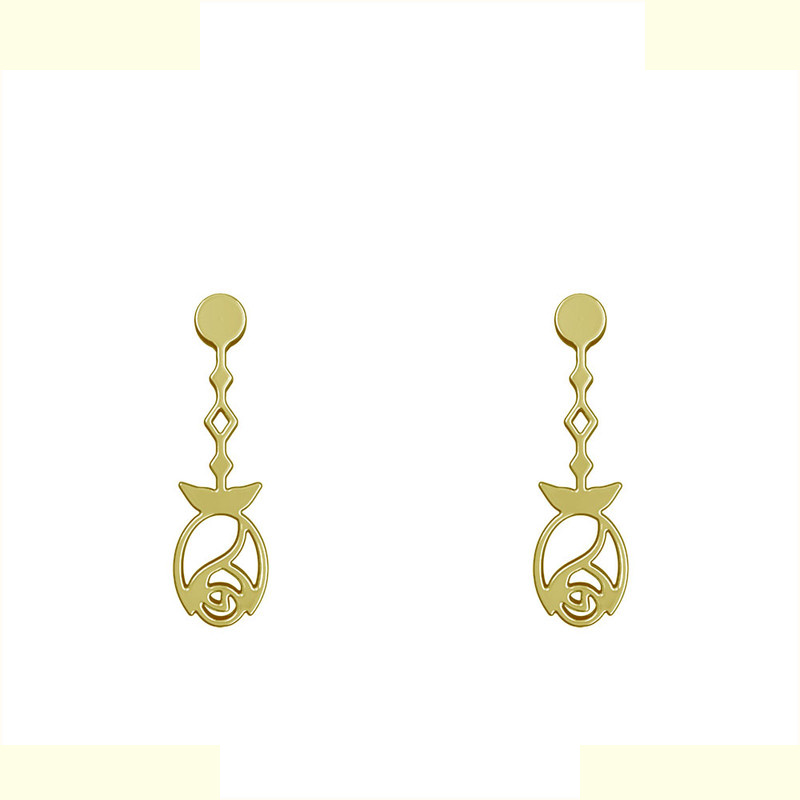 گوشواره طلا 18 عیار زنانه مدوپد مدل گل کد GA1-11701 گوشواره طلا 18 عیار زنانه مدوپد مدل گل کد GA1-11701