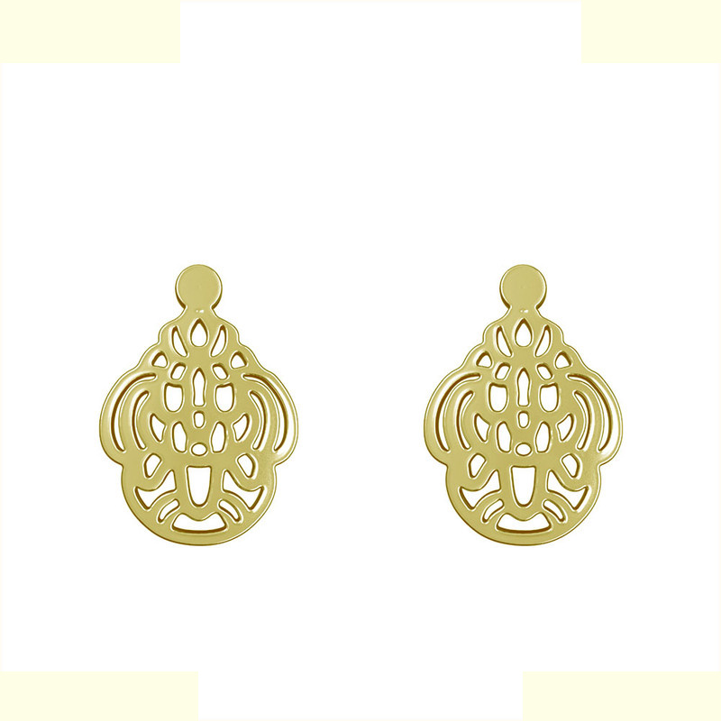 گوشواره طلا 18 عیار زنانه مدوپد مدل هندسی کد GA1-11716 گوشواره طلا 18 عیار زنانه مدوپد مدل هندسی کد GA1-11716