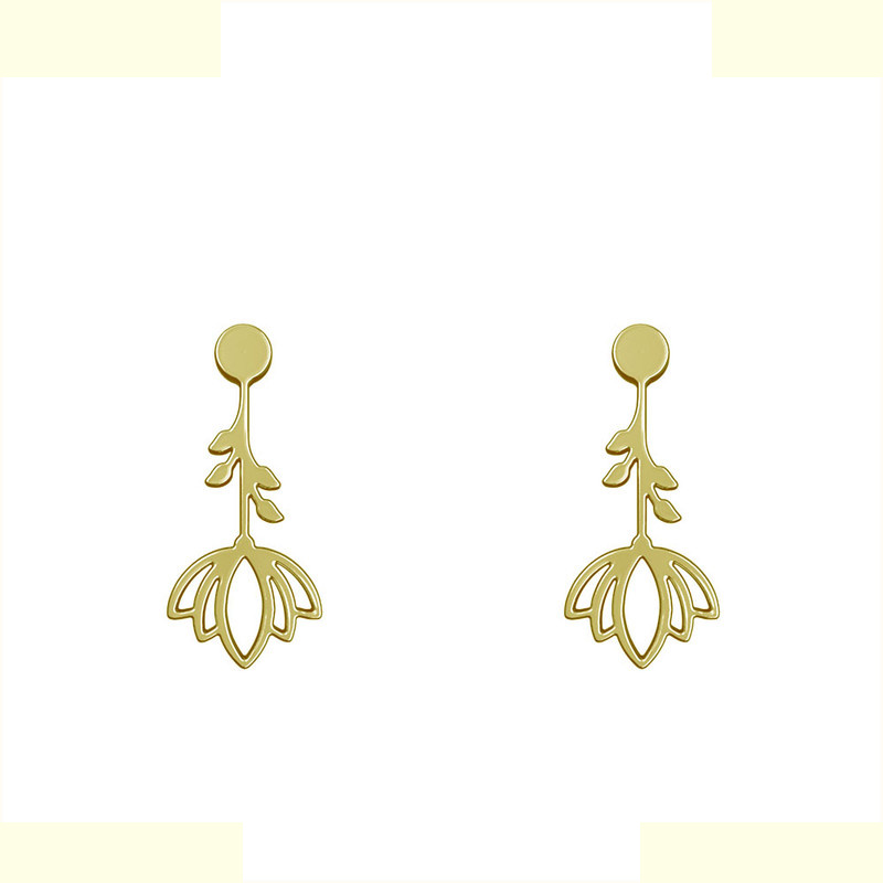 گوشواره طلا 18 عیار زنانه مدوپد مدل گل کد GA1-11725 گوشواره طلا 18 عیار زنانه مدوپد مدل گل کد GA1-11725