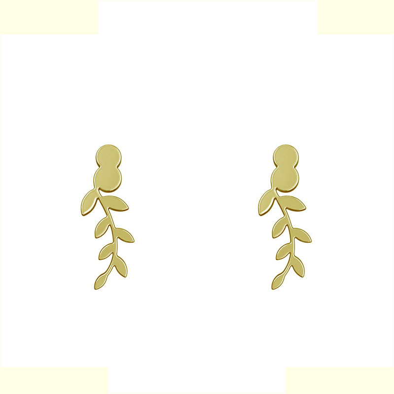 گوشواره طلا 18 عیار زنانه مدوپد مدل برگ کد GA1-11732 گوشواره طلا 18 عیار زنانه مدوپد مدل برگ کد GA1-11732