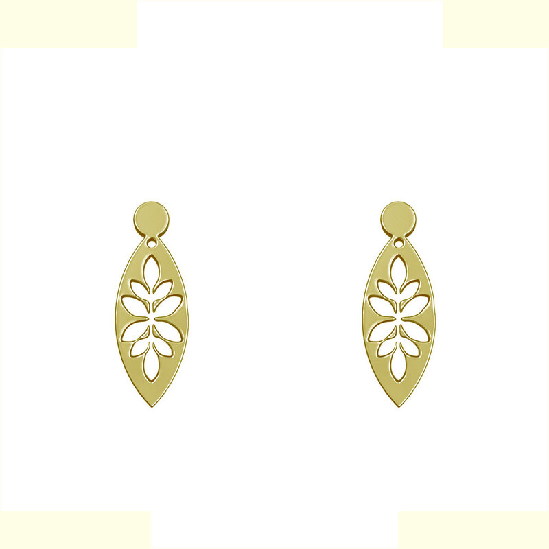 گوشواره طلا 18 عیار زنانه مدوپد مدل گل کد GA1-11747 گوشواره طلا 18 عیار زنانه مدوپد مدل گل کد GA1-11747