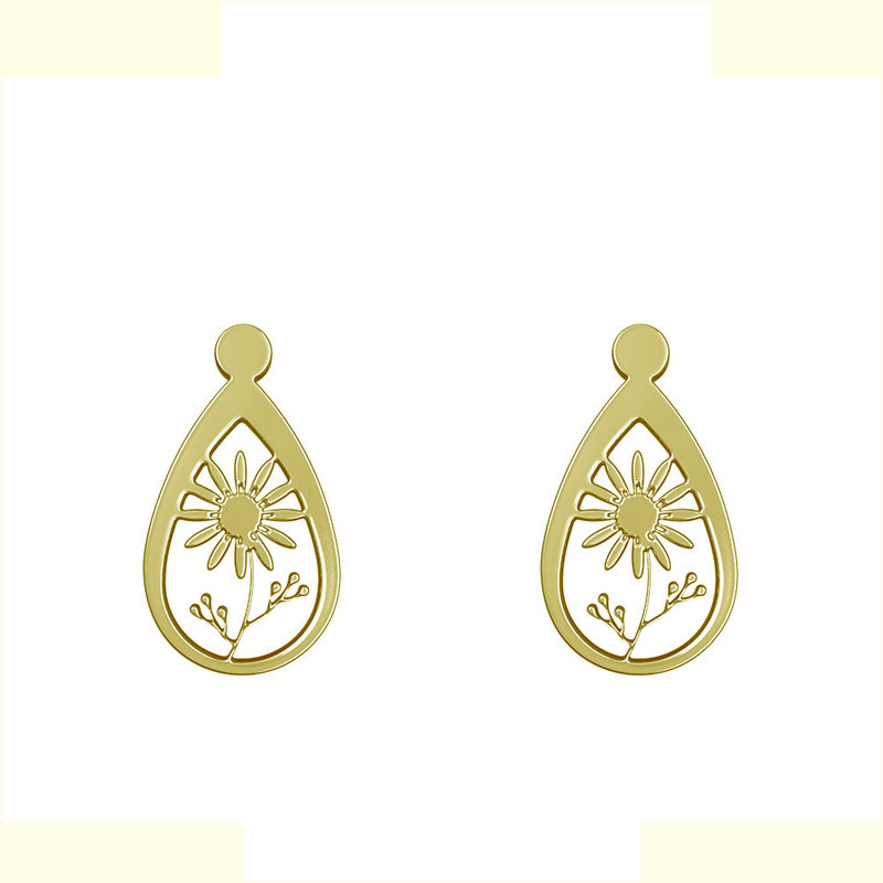 گوشواره طلا 18 عیار زنانه مدوپد مدل گل کد GA1-11750 گوشواره طلا 18 عیار زنانه مدوپد مدل گل کد GA1-11750