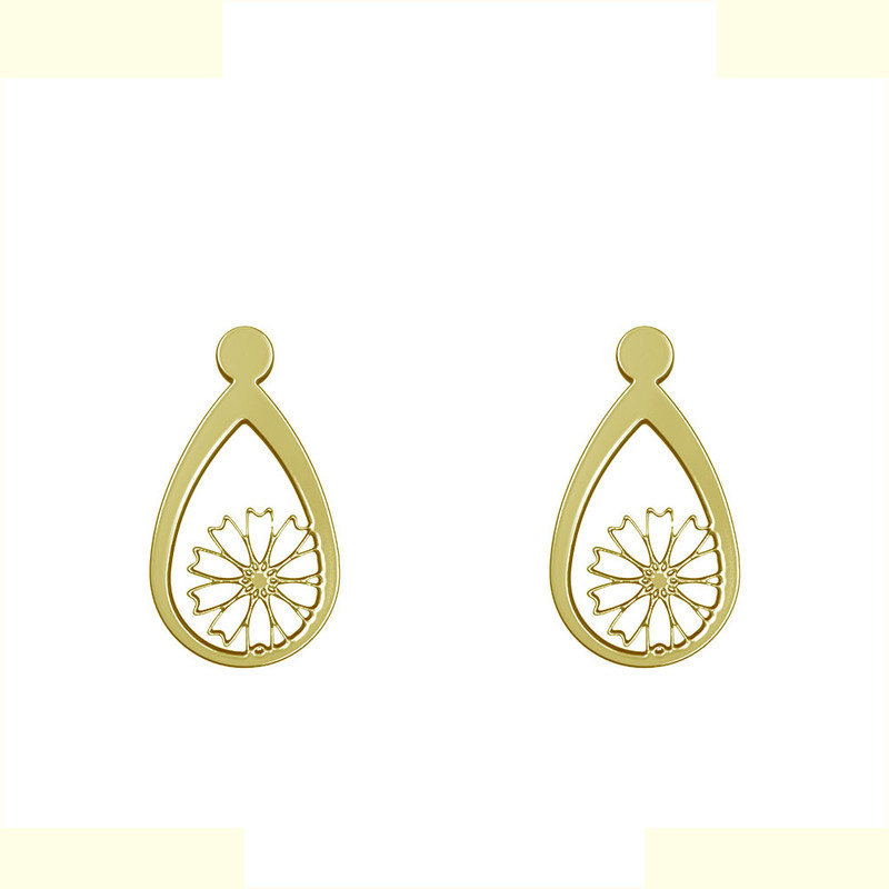 گوشواره طلا 18 عیار زنانه مدوپد مدل گل کد GA1-11751 گوشواره طلا 18 عیار زنانه مدوپد مدل گل کد GA1-11751