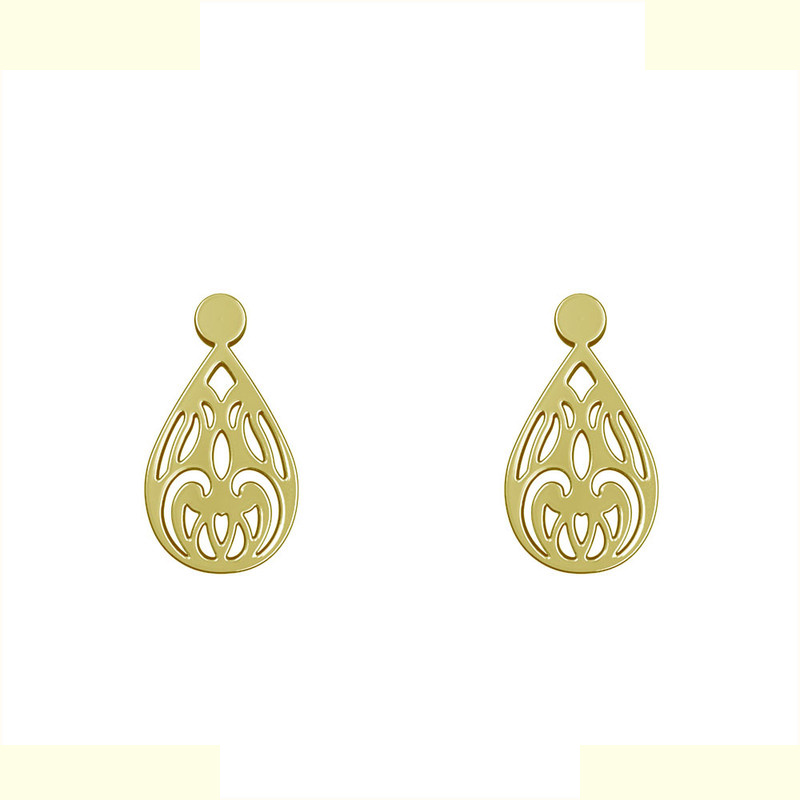 گوشواره طلا 18 عیار زنانه مدوپد مدل هندسی کد GA1-11763 گوشواره طلا 18 عیار زنانه مدوپد مدل هندسی کد GA1-11763