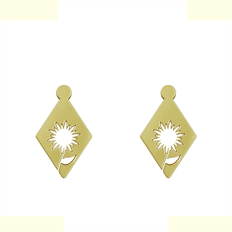 گوشواره طلا 18 عیار زنانه مدوپد مدل گل کد GA1-11775 گوشواره طلا 18 عیار زنانه مدوپد مدل گل کد GA1-11775