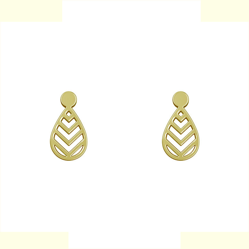 گوشواره طلا 18 عیار زنانه مدوپد مدل اشک کد GA1-11790 گوشواره طلا 18 عیار زنانه مدوپد مدل اشک کد GA1-11790