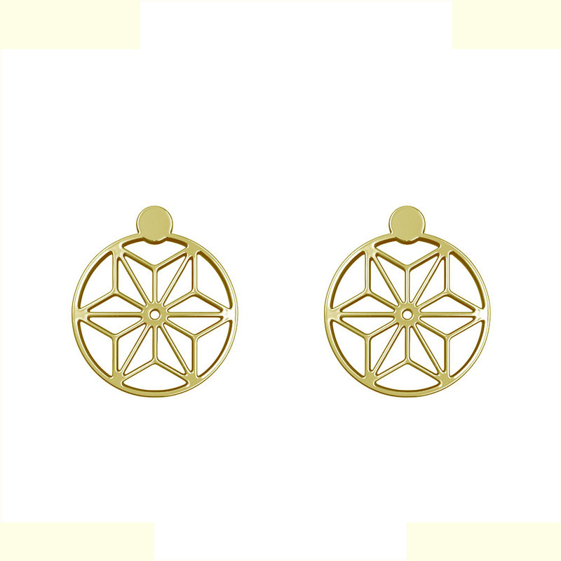 گوشواره طلا 18 عیار زنانه مدوپد مدل ستاره کد GA1-11811 گوشواره طلا 18 عیار زنانه مدوپد مدل ستاره کد GA1-11811