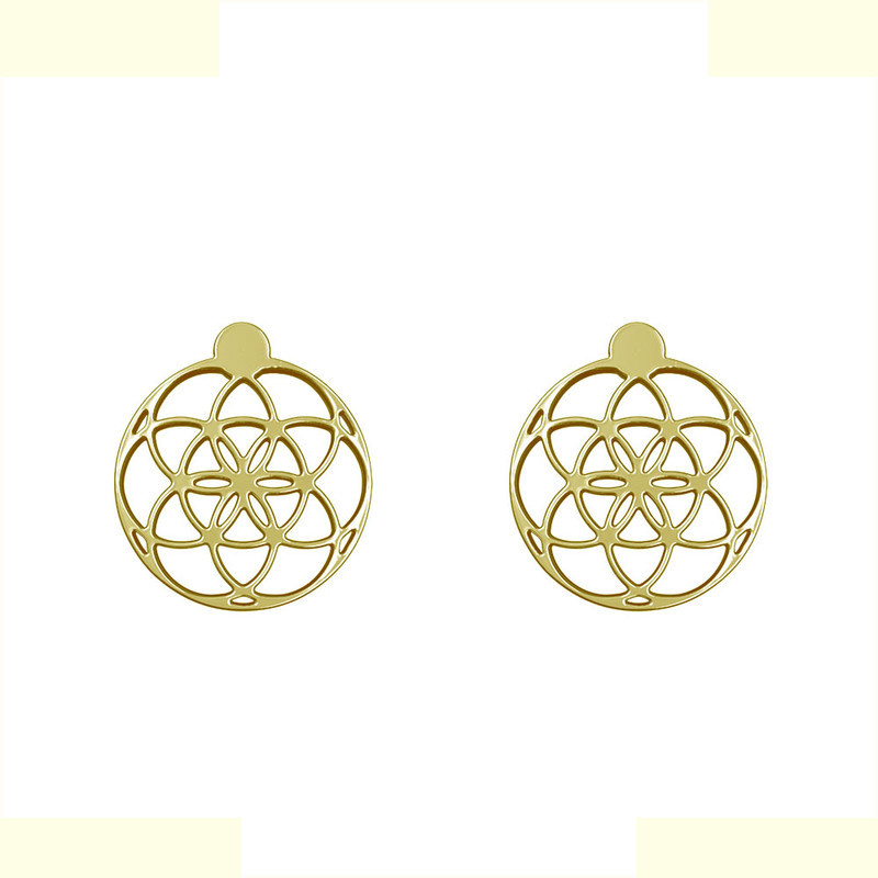 گوشواره طلا 18 عیار زنانه مدوپد مدل دایره کد GA1-11812 گوشواره طلا 18 عیار زنانه مدوپد مدل دایره کد GA1-11812