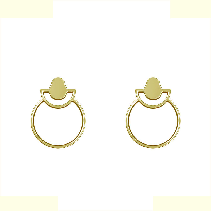 گوشواره طلا 18 عیار زنانه مدوپد مدل دایره کد GA1-11825 گوشواره طلا 18 عیار زنانه مدوپد مدل دایره کد GA1-11825