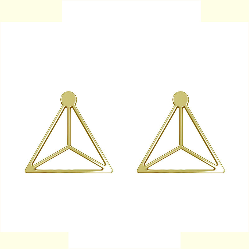 گوشواره طلا 18 عیار زنانه مدوپد مدل مثلث کد GA1-11829 گوشواره طلا 18 عیار زنانه مدوپد مدل مثلث کد GA1-11829