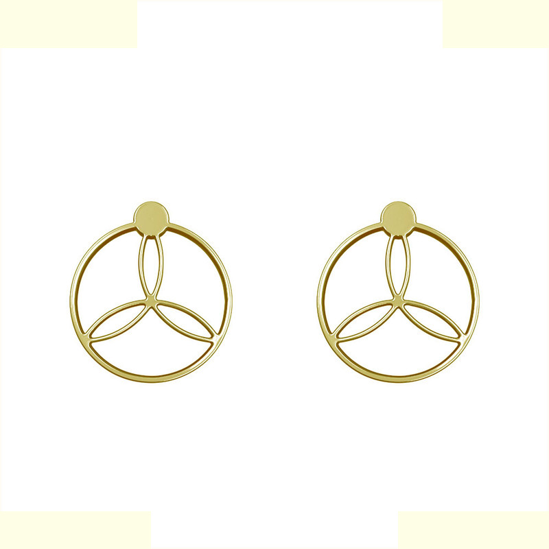 گوشواره طلا 18 عیار زنانه مدوپد مدل دایره کد GA1-11832 گوشواره طلا 18 عیار زنانه مدوپد مدل دایره کد GA1-11832