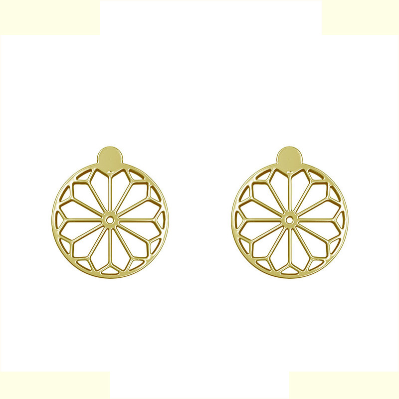 گوشواره طلا 18 عیار زنانه مدوپد مدل دایره کد GA1-11852 گوشواره طلا 18 عیار زنانه مدوپد مدل دایره کد GA1-11852