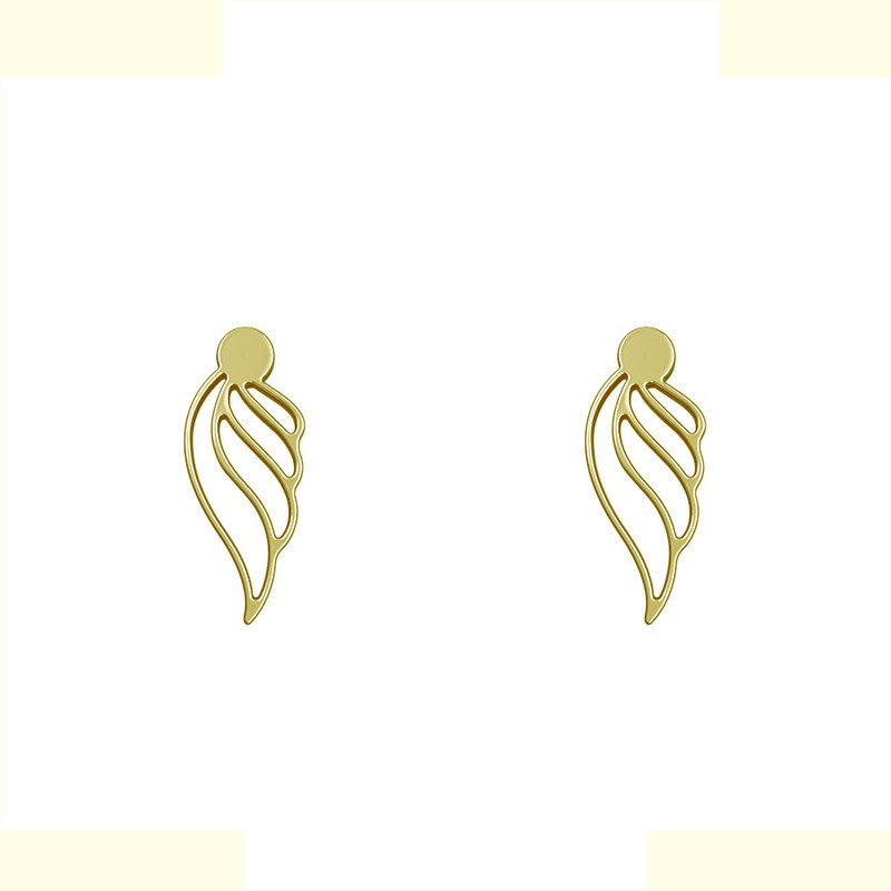 گوشواره طلا 18 عیار زنانه مدوپد مدل بال کد GA1-11866