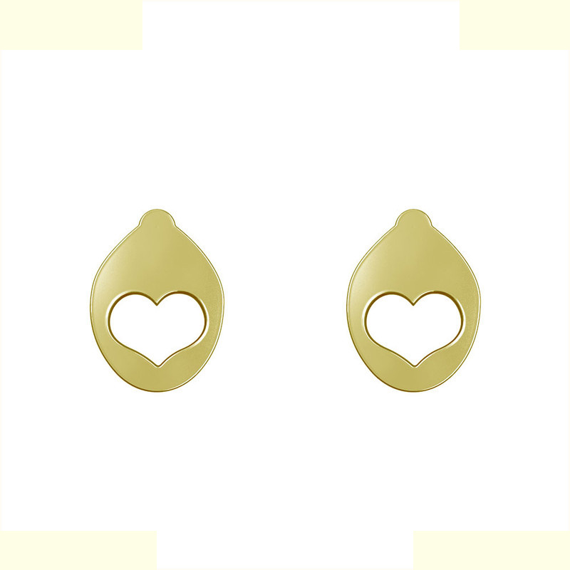 گوشواره طلا 18 عیار زنانه مدوپد مدل قلب کد GA1-11879 گوشواره طلا 18 عیار زنانه مدوپد مدل قلب کد GA1-11879