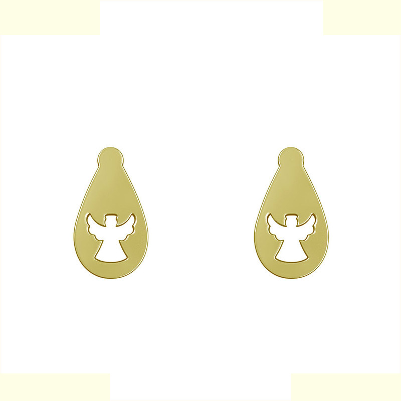 گوشواره طلا 18 عیار زنانه مدوپد مدل فرشته کد GA1-11887 گوشواره طلا 18 عیار زنانه مدوپد مدل فرشته کد GA1-11887