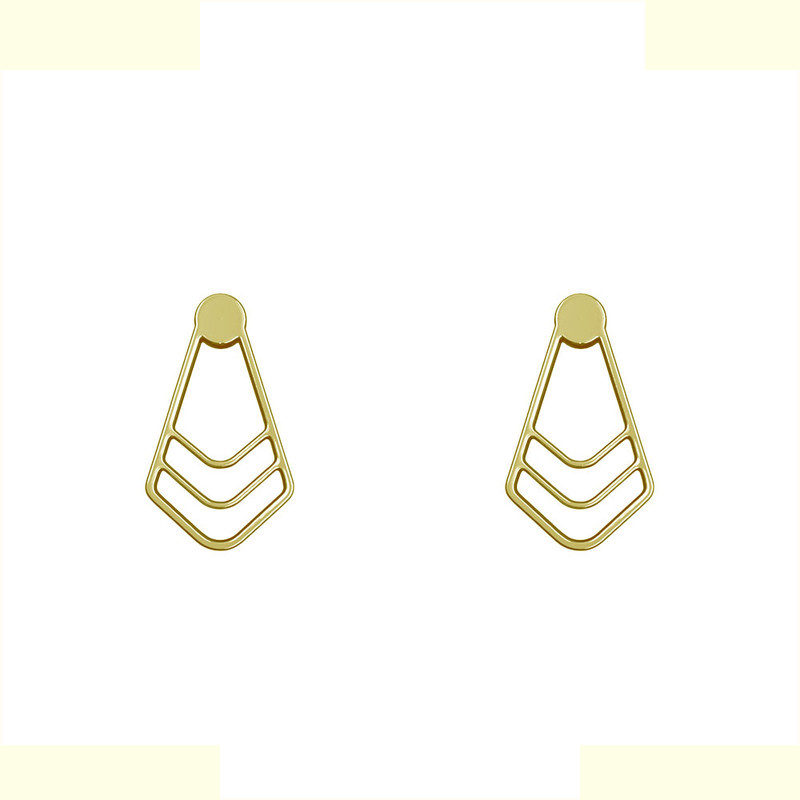 گوشواره طلا 18 عیار زنانه مدوپد مدل هندسی کد GA1-11894 گوشواره طلا 18 عیار زنانه مدوپد مدل هندسی کد GA1-11894