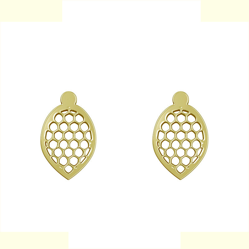 گوشواره طلا 18 عیار زنانه مدوپد مدل هندسی کد GA1-11906 گوشواره طلا 18 عیار زنانه مدوپد مدل هندسی کد GA1-11906