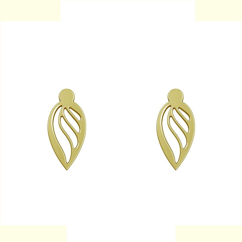 گوشواره طلا 18 عیار زنانه مدوپد مدل بال کد GA1-11910 گوشواره طلا 18 عیار زنانه مدوپد مدل بال کد GA1-11910