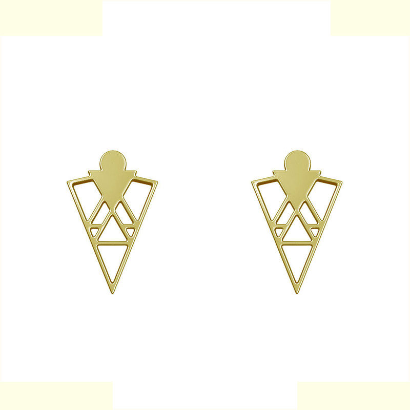 گوشواره طلا 18 عیار زنانه مدوپد مدل مثلث کد GA1-11919 گوشواره طلا 18 عیار زنانه مدوپد مدل مثلث کد GA1-11919