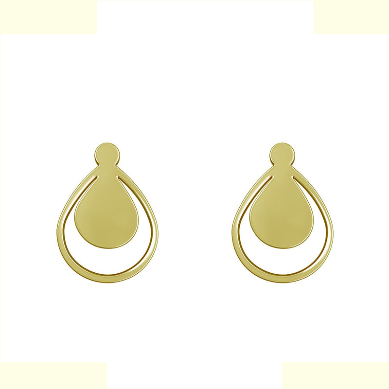 گوشواره طلا 18 عیار زنانه مدوپد مدل هندسی کد GA1-11920 گوشواره طلا 18 عیار زنانه مدوپد مدل هندسی کد GA1-11920