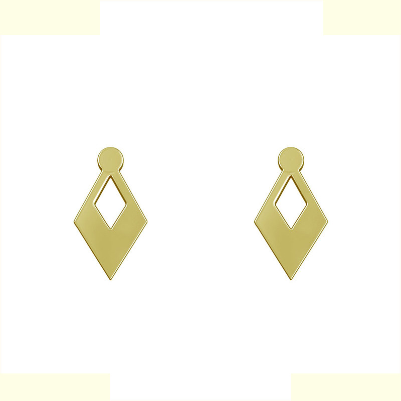 گوشواره طلا 18 عیار زنانه مدوپد مدل لوزی کد GA1-11940 گوشواره طلا 18 عیار زنانه مدوپد مدل لوزی کد GA1-11940