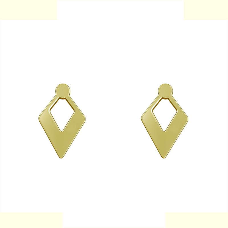 گوشواره طلا 18 عیار زنانه مدوپد مدل لوزی کد GA1-11951 گوشواره طلا 18 عیار زنانه مدوپد مدل لوزی کد GA1-11951