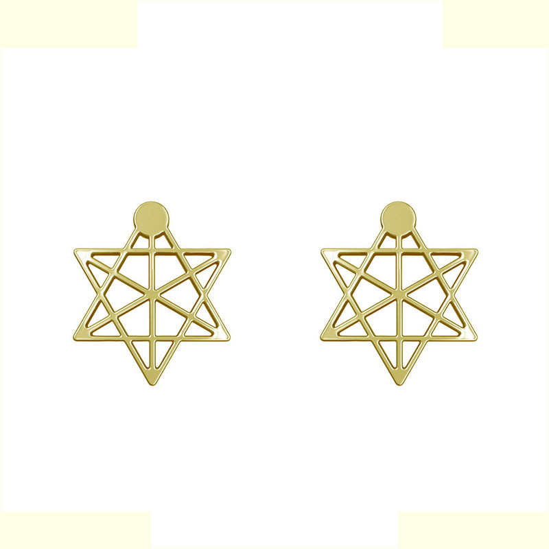 گوشواره طلا 18 عیار زنانه مدوپد مدل ستاره کد GA1-11980 گوشواره طلا 18 عیار زنانه مدوپد مدل ستاره کد GA1-11980