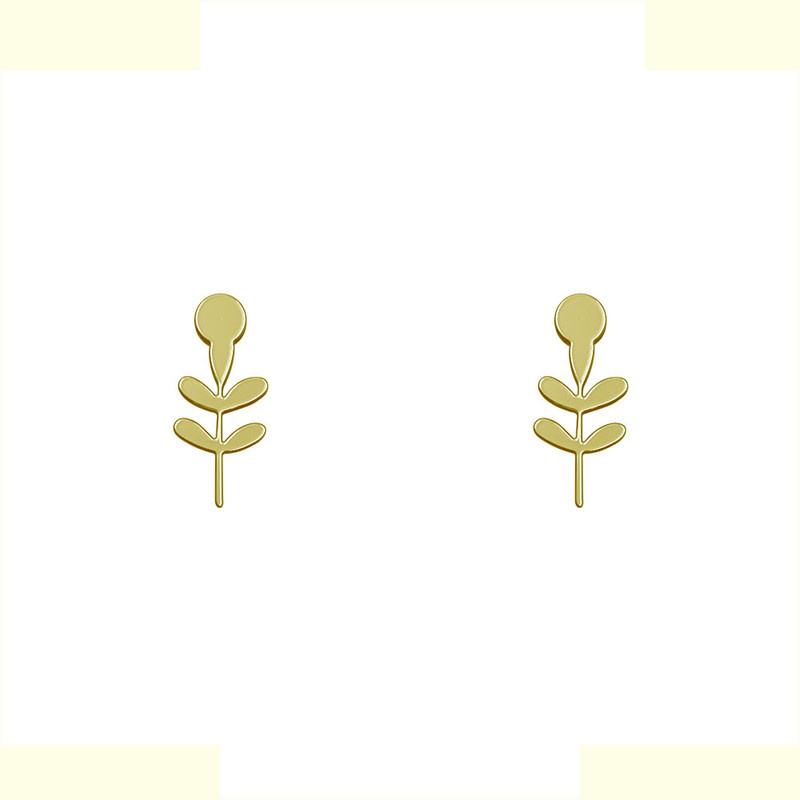 گوشواره طلا 18 عیار زنانه مدوپد مدل برگ کد GA1-12000 گوشواره طلا 18 عیار زنانه مدوپد مدل برگ کد GA1-12000