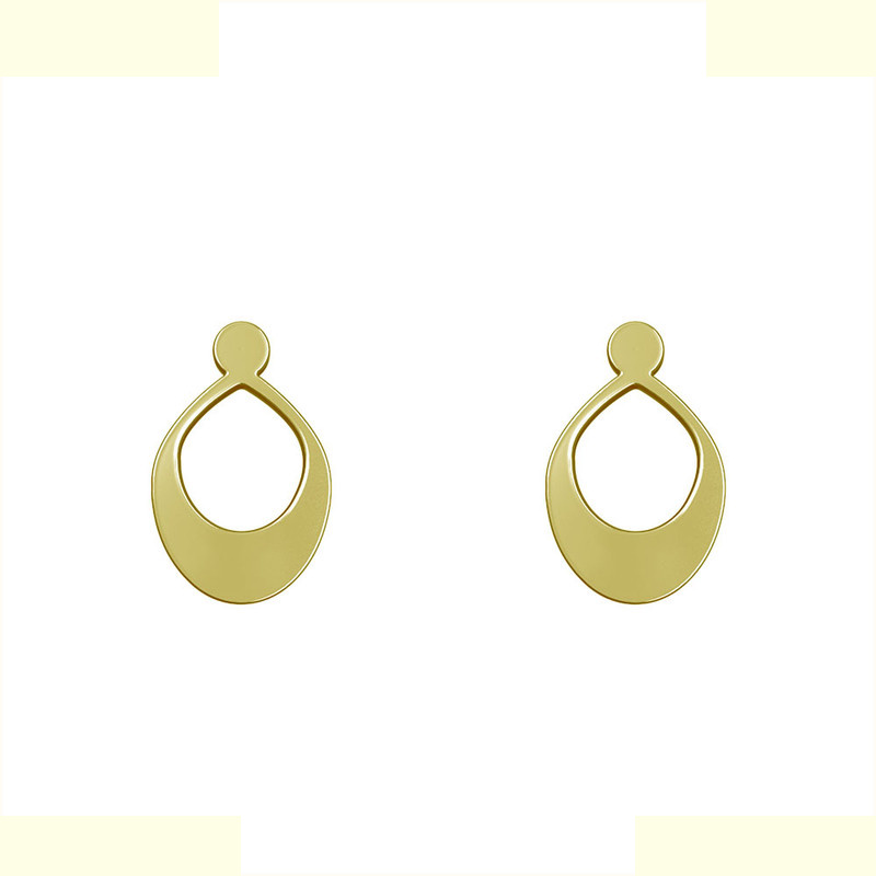 گوشواره طلا 18 عیار زنانه مدوپد مدل اشک کد GA1-12068