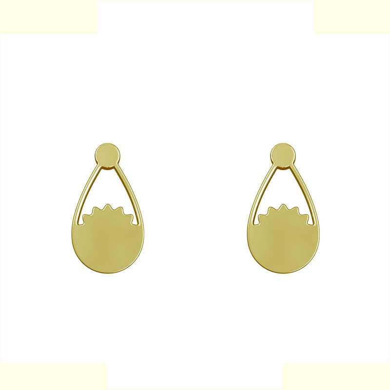 گوشواره طلا 18 عیار زنانه مدوپد مدل اشک کد GA1-12112 گوشواره طلا 18 عیار زنانه مدوپد مدل اشک کد GA1-12112