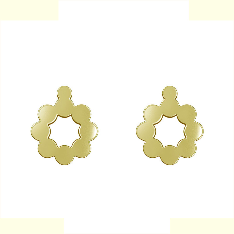 گوشواره طلا 18 عیار زنانه مدوپد مدل گل کد GA1-12117 گوشواره طلا 18 عیار زنانه مدوپد مدل گل کد GA1-12117