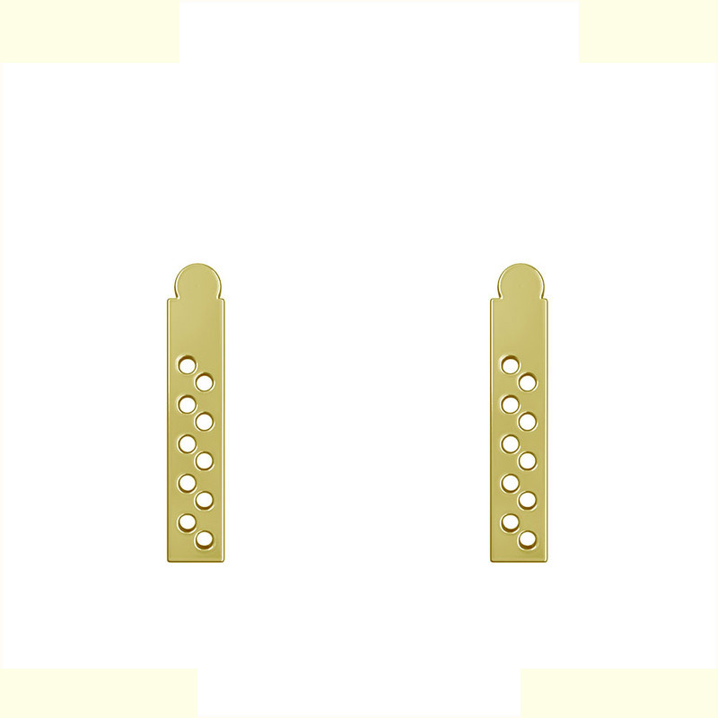 گوشواره طلا 18 عیار زنانه مدوپد مدل مستطیل کد GA1-12127 گوشواره طلا 18 عیار زنانه مدوپد مدل مستطیل کد GA1-12127