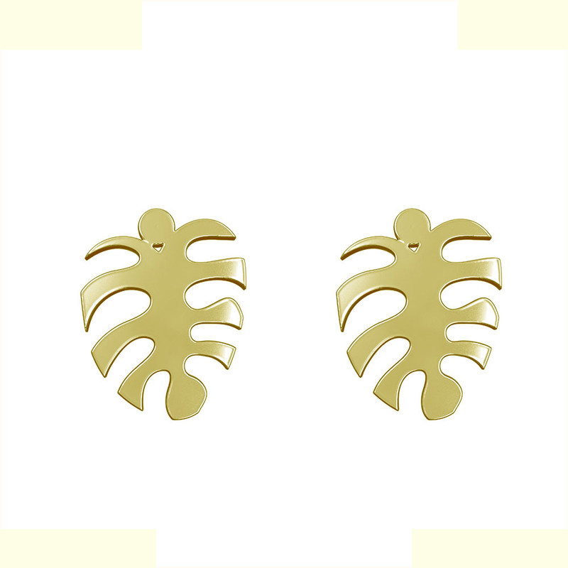 گوشواره طلا 18 عیار زنانه مدوپد مدل برگ کد GA1-12142 گوشواره طلا 18 عیار زنانه مدوپد مدل برگ کد GA1-12142