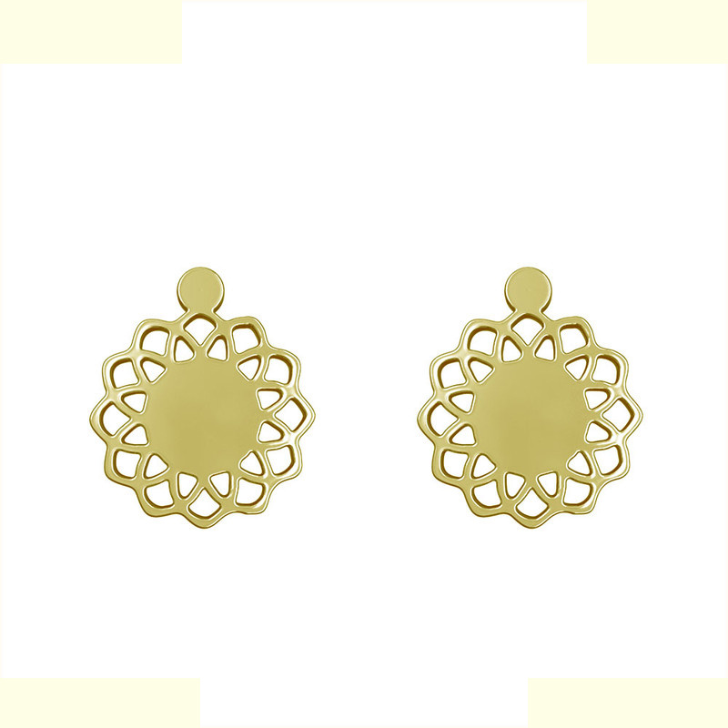 گوشواره طلا 18 عیار زنانه مدوپد مدل گل کد GA1-12160 گوشواره طلا 18 عیار زنانه مدوپد مدل گل کد GA1-12160