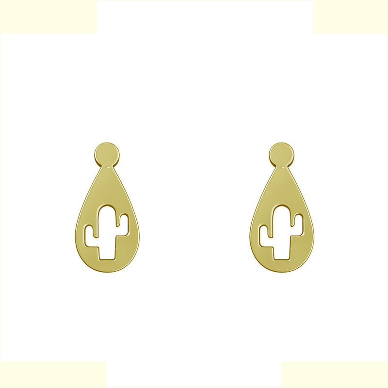 گوشواره طلا 18 عیار زنانه مدوپد مدل کاکتوس کد GA1-12172 گوشواره طلا 18 عیار زنانه مدوپد مدل کاکتوس کد GA1-12172