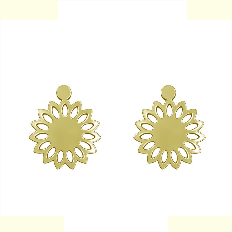 گوشواره طلا 18 عیار زنانه مدوپد مدل گل کد GA1-12198 گوشواره طلا 18 عیار زنانه مدوپد مدل گل کد GA1-12198