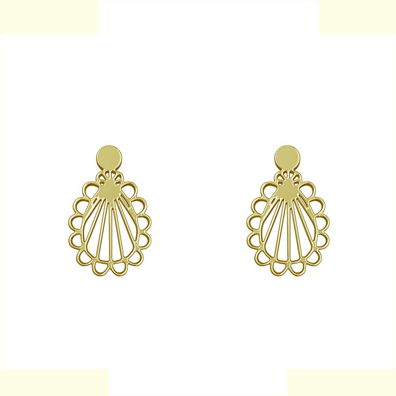 گوشواره طلا 18 عیار زنانه مدوپد مدل اسلیمی کد GA1-12210 گوشواره طلا 18 عیار زنانه مدوپد مدل اسلیمی کد GA1-12210