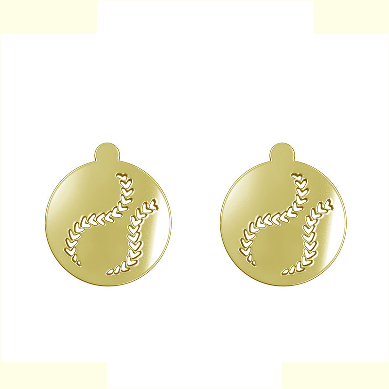 گوشواره طلا 18 عیار زنانه مدوپد مدل دایره و برگ کد GA1-12234