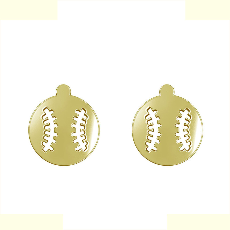 گوشواره طلا 18 عیار زنانه مدوپد مدل دایره و زیپ کد GA1-12236