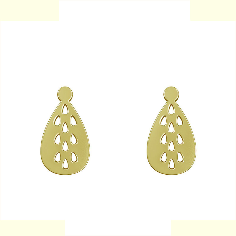 گوشواره طلا 18 عیار زنانه مدوپد مدل اشک کد GA1-12241 گوشواره طلا 18 عیار زنانه مدوپد مدل اشک کد GA1-12241