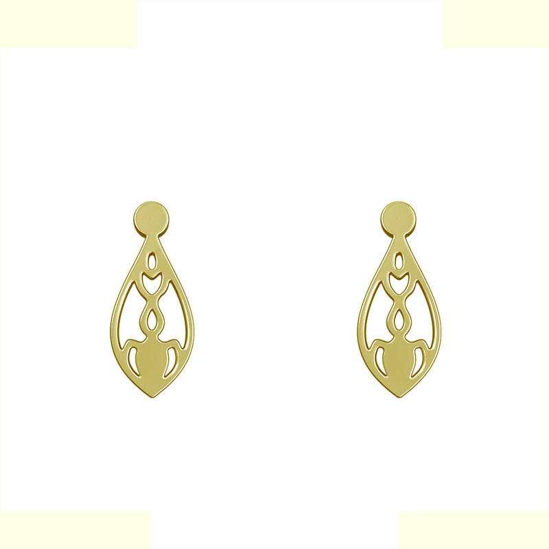 گوشواره طلا 18 عیار زنانه مدوپد مدل هندسی کد GA1-12268 گوشواره طلا 18 عیار زنانه مدوپد مدل هندسی کد GA1-12268