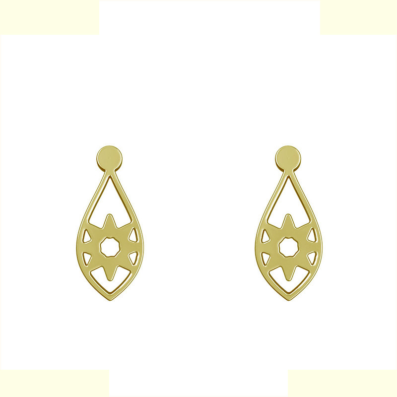 گوشواره طلا 18 عیار زنانه مدوپد مدل ستاره کد GA1-12269 گوشواره طلا 18 عیار زنانه مدوپد مدل ستاره کد GA1-12269