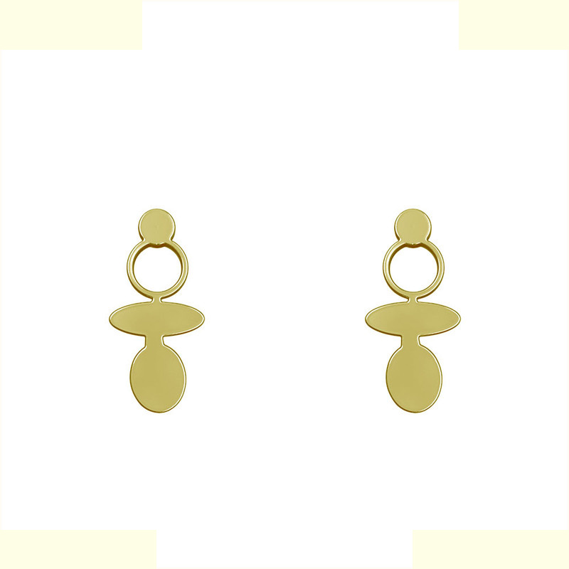 گوشواره طلا 18 عیار زنانه مدوپد مدل پستانک کد GA1-12308 گوشواره طلا 18 عیار زنانه مدوپد مدل پستانک کد GA1-12308