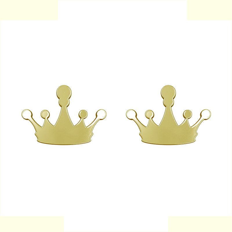 گوشواره طلا 18 عیار زنانه مدوپد مدل تاج کد GA1-12321 گوشواره طلا 18 عیار زنانه مدوپد مدل تاج کد GA1-12321