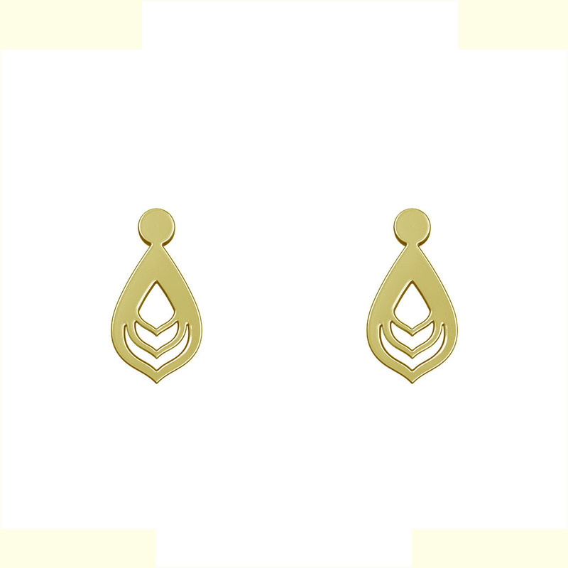 گوشواره طلا 18 عیار زنانه مدوپد مدل اشک کد GA1-12342 گوشواره طلا 18 عیار زنانه مدوپد مدل اشک کد GA1-12342