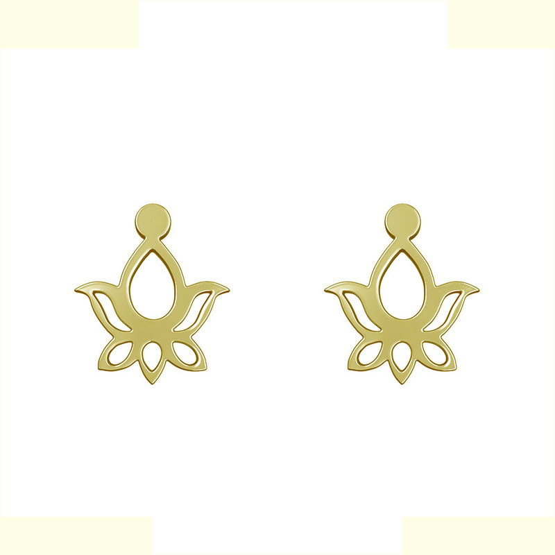 گوشواره طلا 18 عیار زنانه مدوپد مدل گل کد GA1-12445 گوشواره طلا 18 عیار زنانه مدوپد مدل گل کد GA1-12445